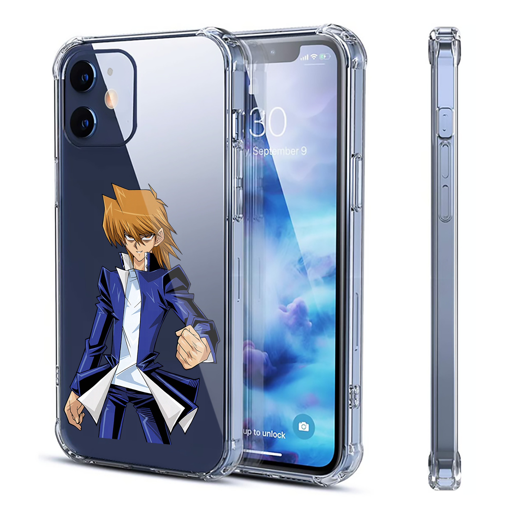 （画像用） 遊☆戯☆王 Yu-Gi-Oh! 【iPhone 12シリーズ対応】透明スマホケース（クリアソフトケース）